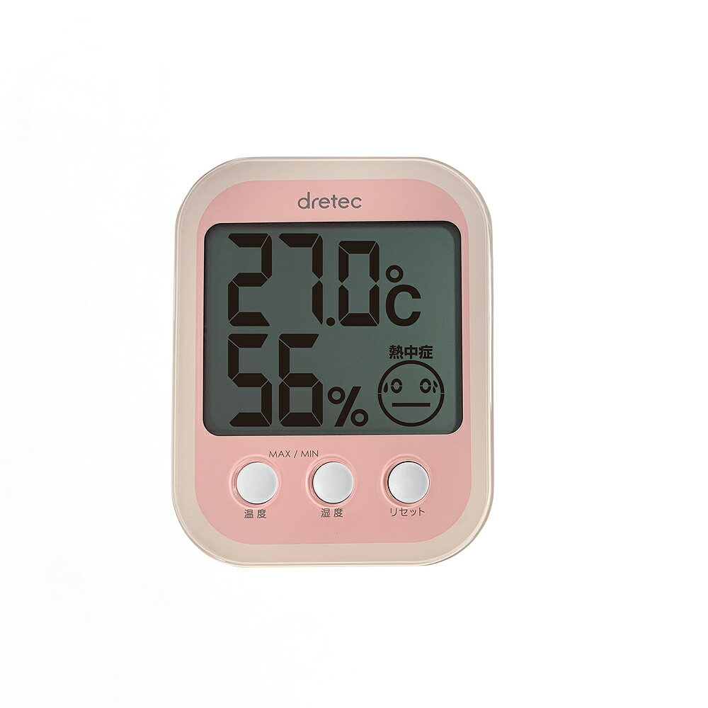 徠福 日本DRETEC(多利可)溫濕度中暑警示計 /個 O-251PK