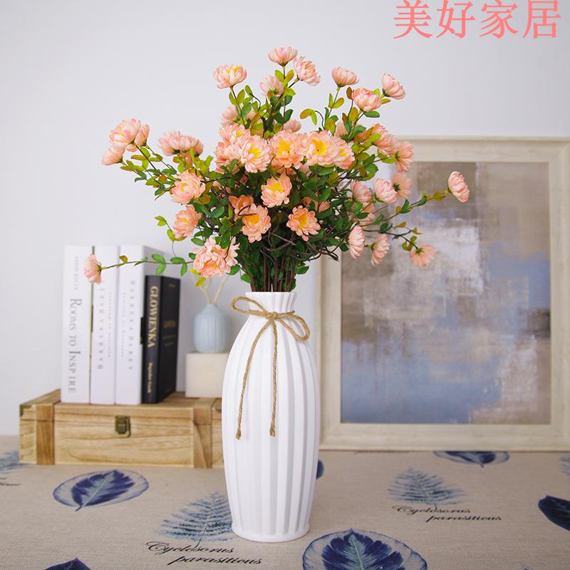 【免運 附發票】假花 人造花 裝飾品 仿真花 熱銷田園小清新INS小雛菊野菊花絹花仿真花家居餐桌假花裝飾