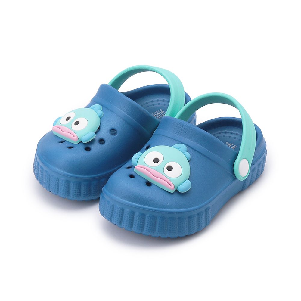 人魚漢頓 護趾洞洞園丁鞋 藍 中小童鞋