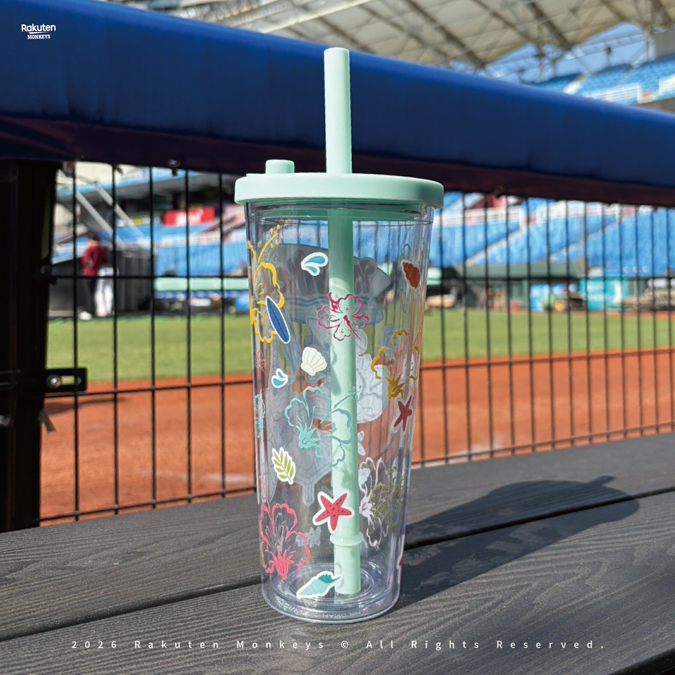 2026 Monkeys 雙層壓克力吸管杯 3