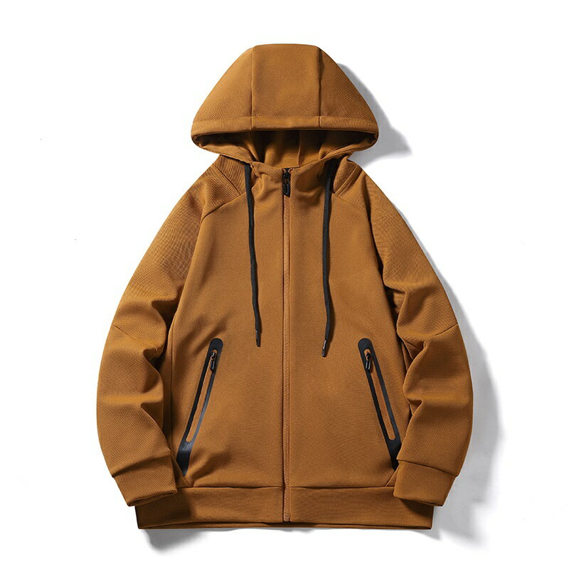 現貨+預購 連帽外套休閒夾克-街頭寬鬆純色抽繩男外套4色74kn81【獨家進口】【米蘭精品】