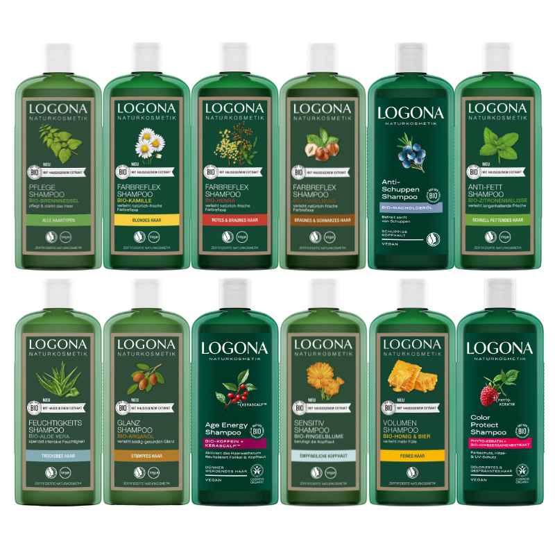 德國 LOGONA 諾格那洗髮精 250ml  蕁麻光澤/甘菊護色/杜松油性/摩洛哥光亮/啤酒蜂蜜豐盈 附發票現貨 全館499超取免運｜換季推薦⚡APP下單最高享19%點數回饋 美的三次方  【心心哈德】