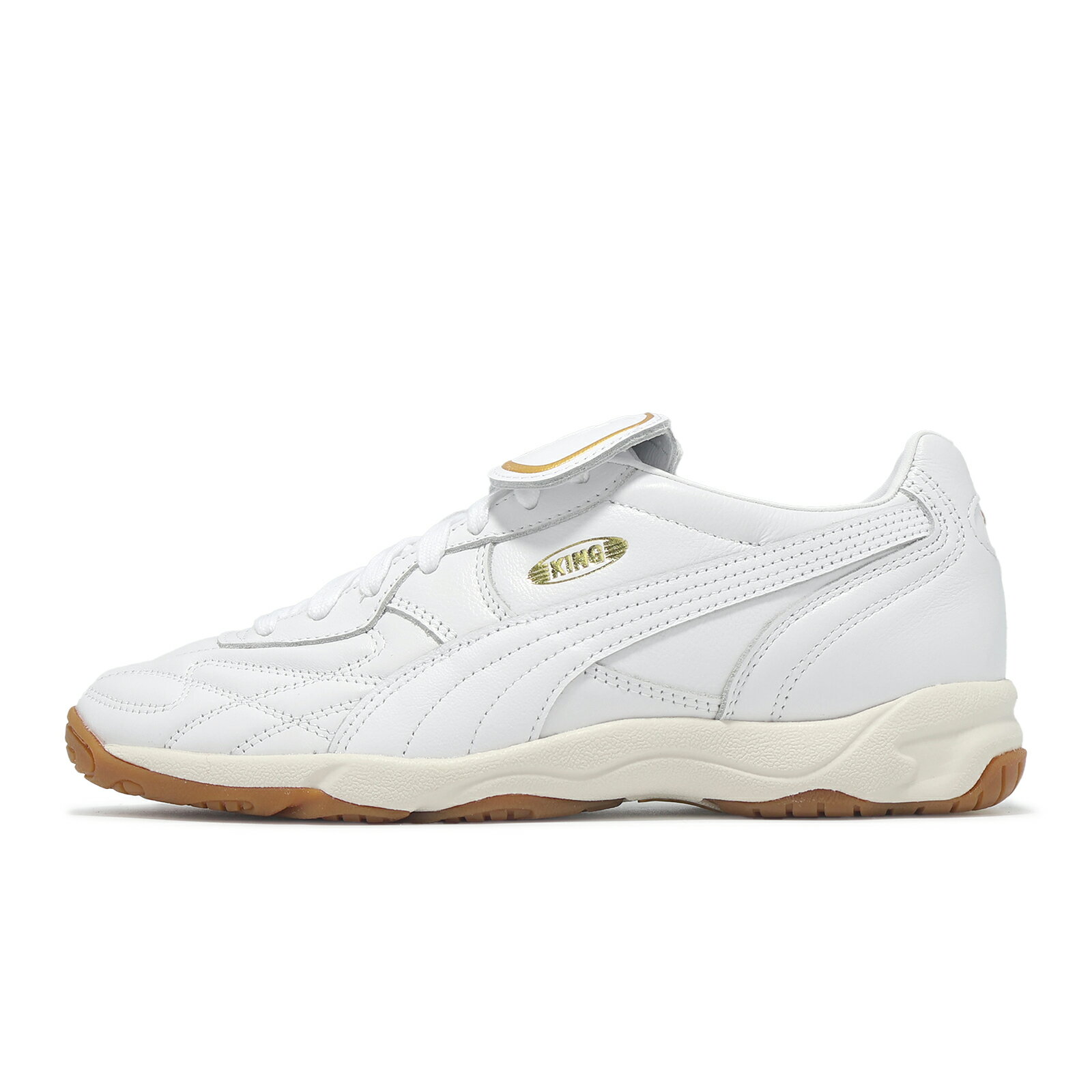 Puma 休閒鞋 King Indoor 男鞋 女鞋 白 復古 皮革 膠底 可拆式鞋舌 40168302