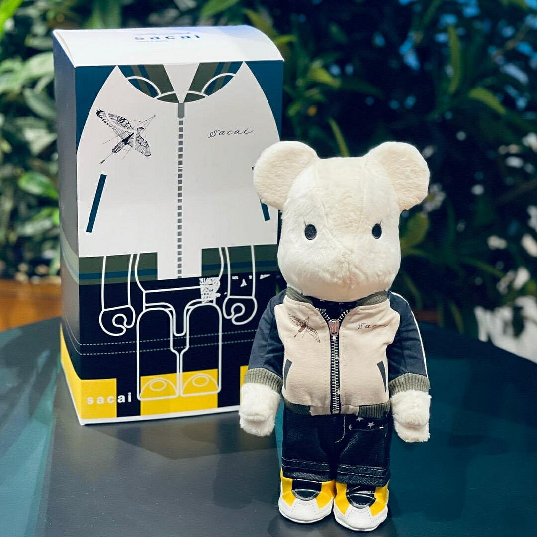 聖誕禮物 bearbric*#sacai三代積木熊# 400%套盒，潮流周邊公仔玩偶手辦模型擺件。