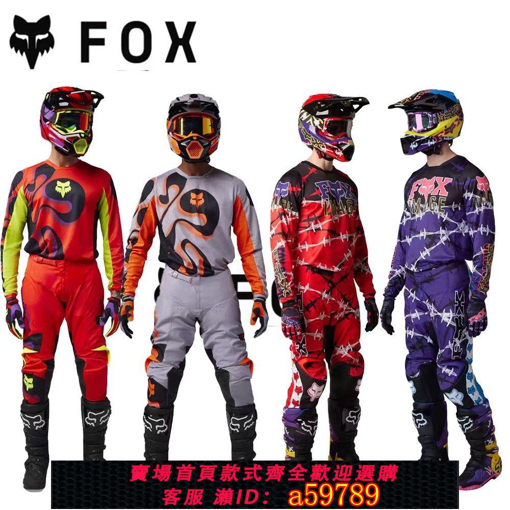 【廠家直銷 可打統編】2025 Fox騎行服全新越野摩托車騎行服套裝賽車服四季透氣吸汗速幹