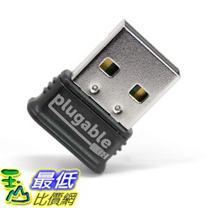 [8美國直購] (可以同步接7個周邊) 無線接收器 Plugable USB 4.0 Low Energy Micro Adapter (Compatible with Windows 10, 8.1, 8, 7