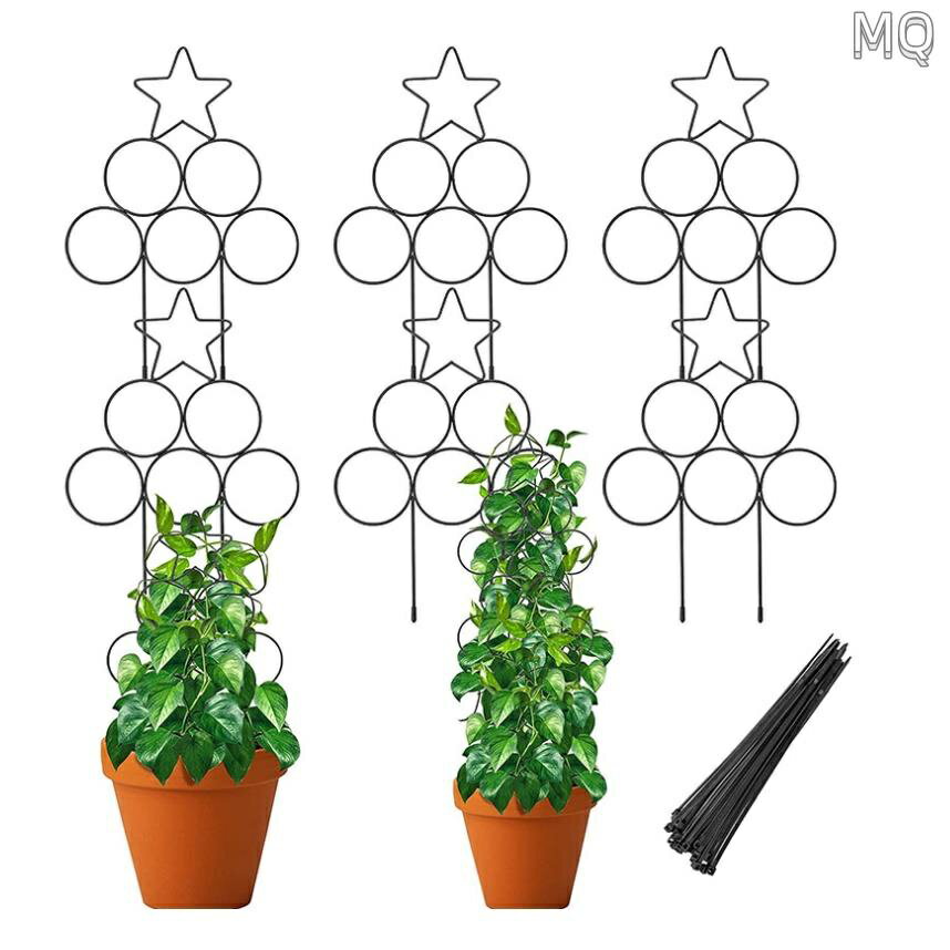 全新 花園植物支架 花架 攀爬架 爬藤架 陽臺花架 盆栽架 園藝 葡萄 網架 植物架 室內盆栽插花支架 金屬盆栽鐵藝園藝 6
