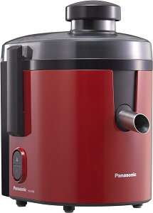 Panasonic 【日本代購】松下果汁機高速附食譜MJ-H200-R 紅色