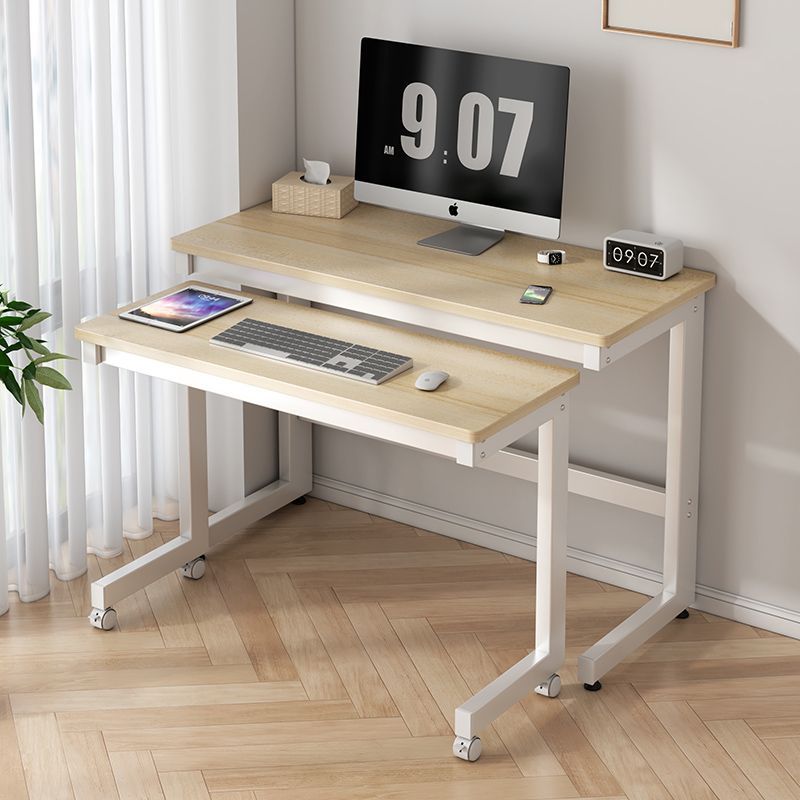 簡易書桌家用床邊桌筆記本電腦桌臥室移動小桌子主播帶貨直播桌子