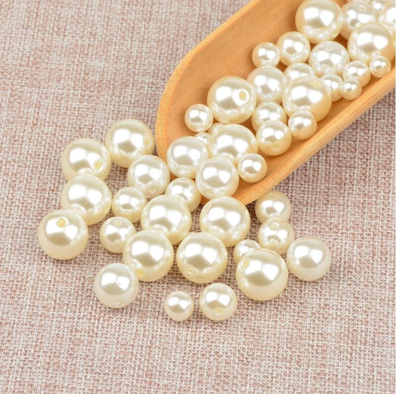 DIY手工材料串珠飾品配件ABS亞克力散珠子裝飾仿珍珠塑料珍珠