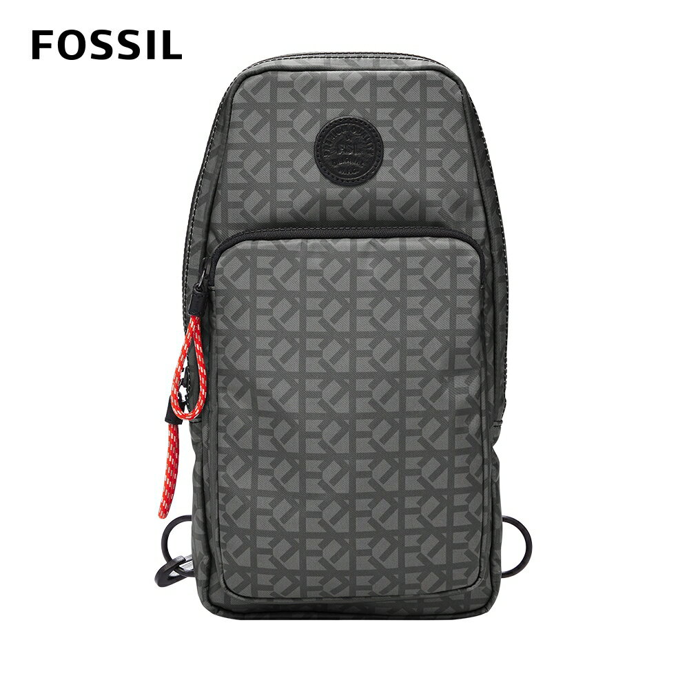 送禮首選★FOSSIL Sport 尼龍單肩背包-灰色 MBG9570086【美國時尚品牌】 附防塵袋+提袋【全館滿額折價★FOSSIL全系列包夾送美妝蛋】
