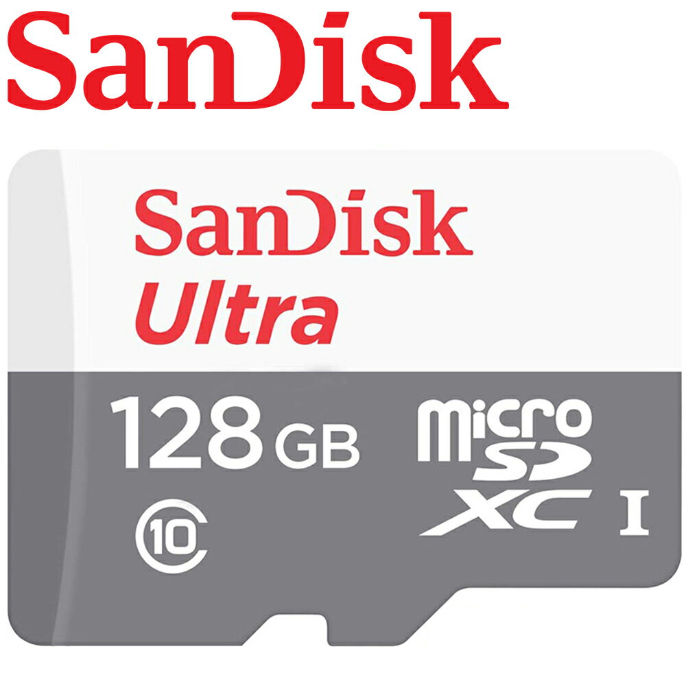 【公司貨 SanDisk】128GB 100MB/s Ultra microSDXC TF UHS-I 記憶卡