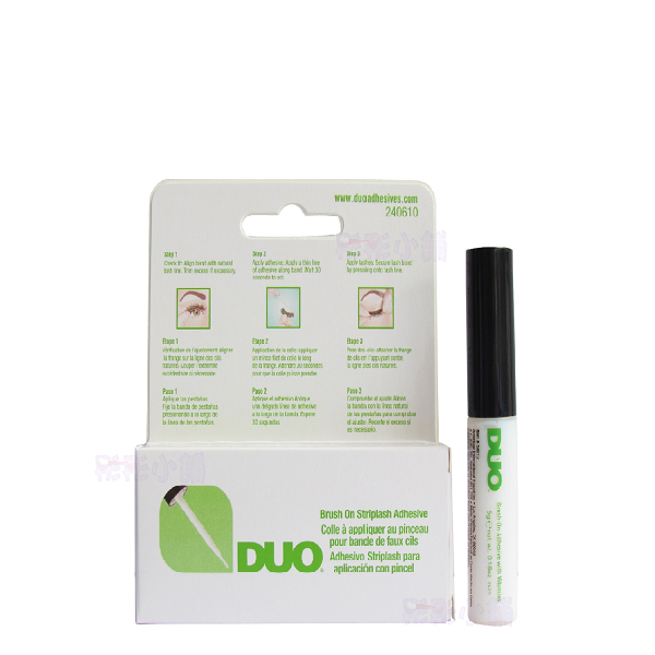 【彤彤小舖】Duo 刷子溫和假睫毛黏膠-透明膠-含維他命A,C&E 5g 綠盒 美國進口