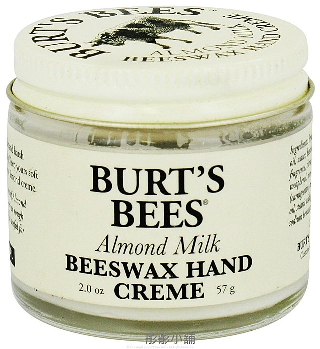 【彤彤小舖】Burt s Bees 杏仁牛奶蜂蠟護手霜 2oz / 57g美國原廠 2017年06月製造