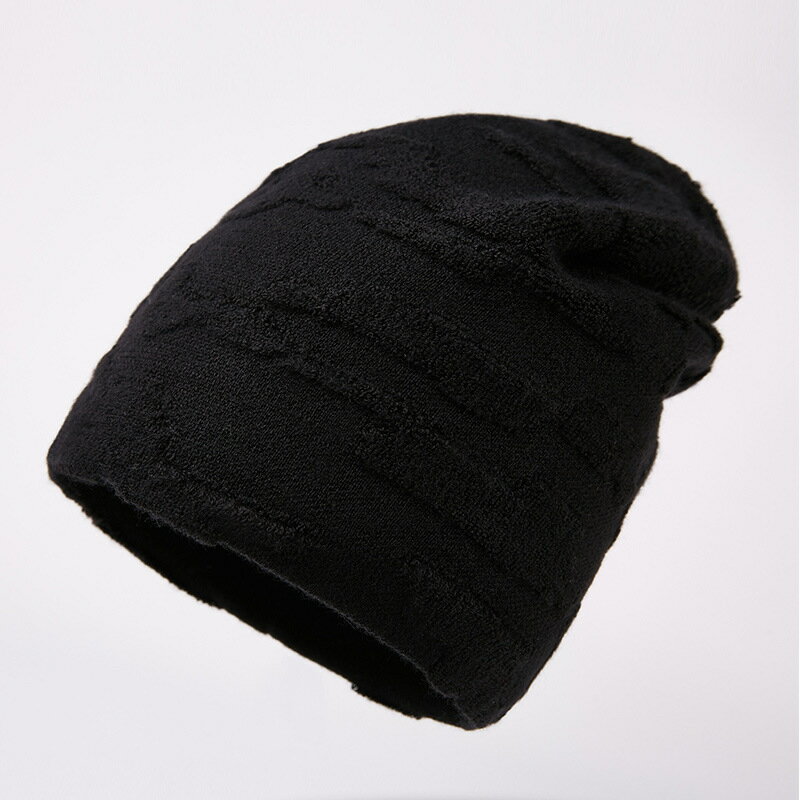 毛帽羊毛針織帽-簡約純色休閒加厚男帽子2色73wj7【獨家進口】【米蘭精品】