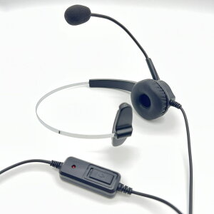 單耳耳機麥克風 含調音靜音 顯示型數位話機耳麥 NEC DT400專用