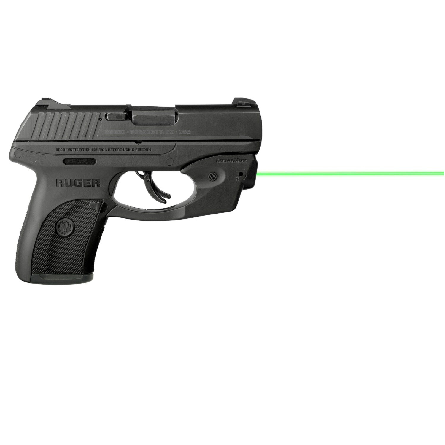 LaserMax CenterFire GS-LC9S-G With GripSense (Green) For Use With Ruger LC9/LC380/LC9s/EC9s (B079VJY2SD)