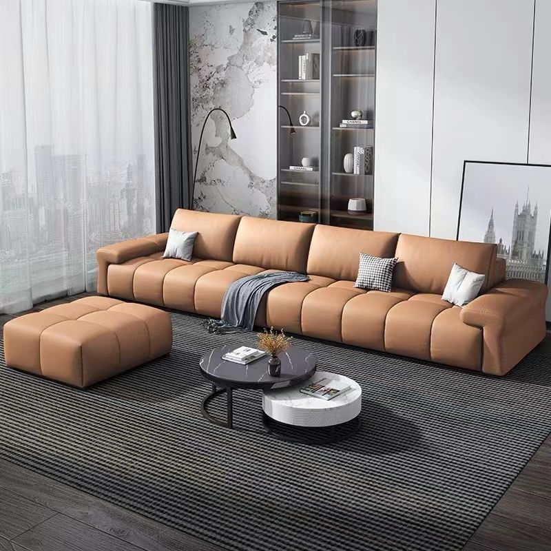 意式輕奢科技布乳膠沙發小戶型布藝現代簡約組合客廳家具