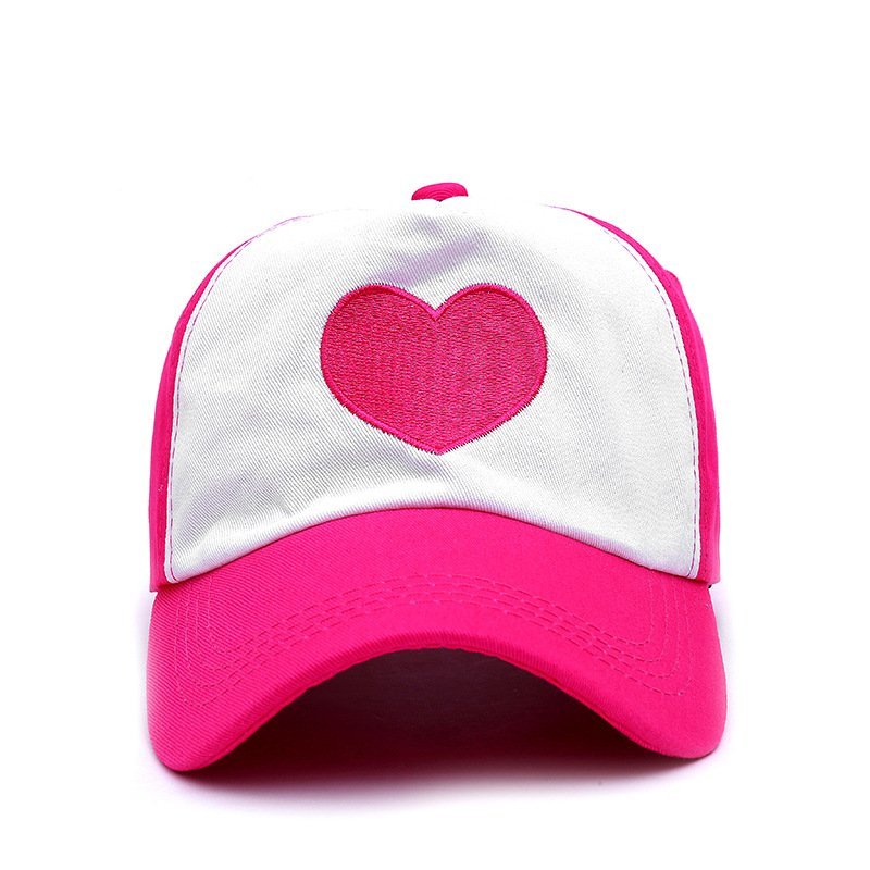 FIND 韓國品牌棒球帽 男女情侶愛心 時尚街頭潮流 刺繡 帽子 太陽帽 鴨舌帽