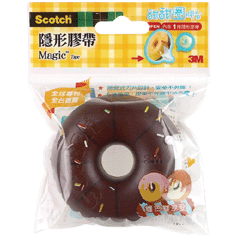 【3M】 810-DD-6 巧克力+咖啡 雙色甜甜圈膠台