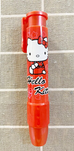 【震撼精品百貨】凱蒂貓 Hello Kitty 日本SANRIO三麗鷗 KITTY 自動橡皮擦-紅坐#83556 震撼日式精品百貨