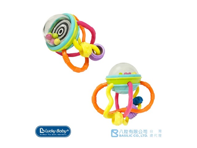 貝喜力克 Lucky Baby 搖鈴玩具 - 彈動球/扭動八