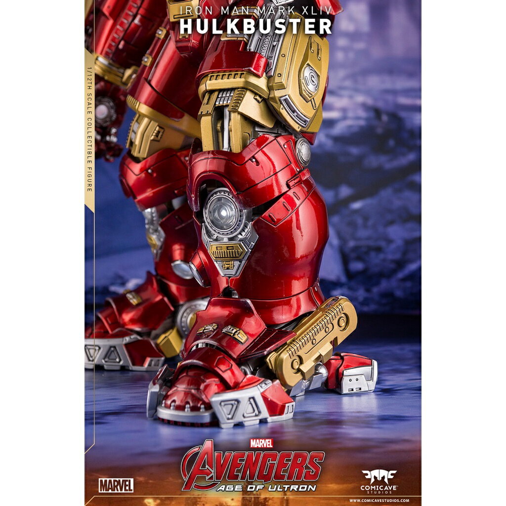 ISONA 超合金COMICAVE鋼鐵人 鋼鐵人公仔 反浩克裝甲公仔 MK44 反浩克鋼鐵人 全身可動 4