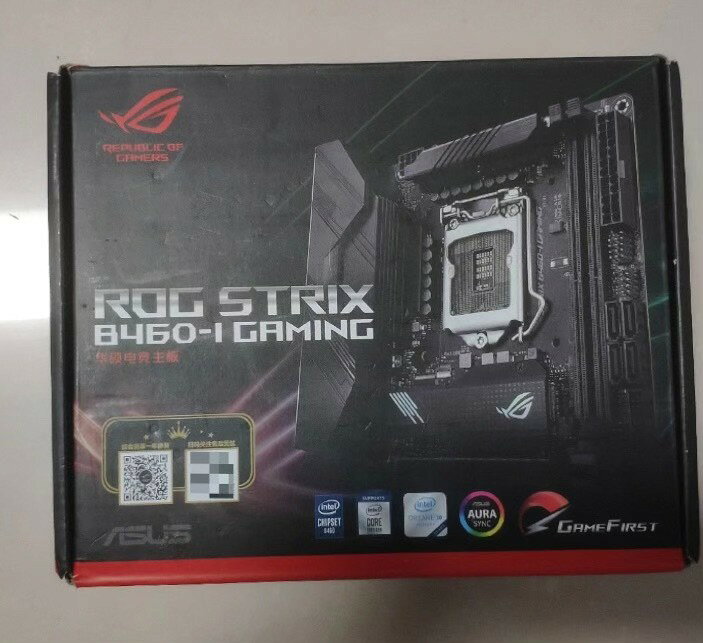 華碩ROG STRIX B460-I GAMING主機板 玩家國度電競主機板 三年保固 現貨 箱說完整 支持Intel