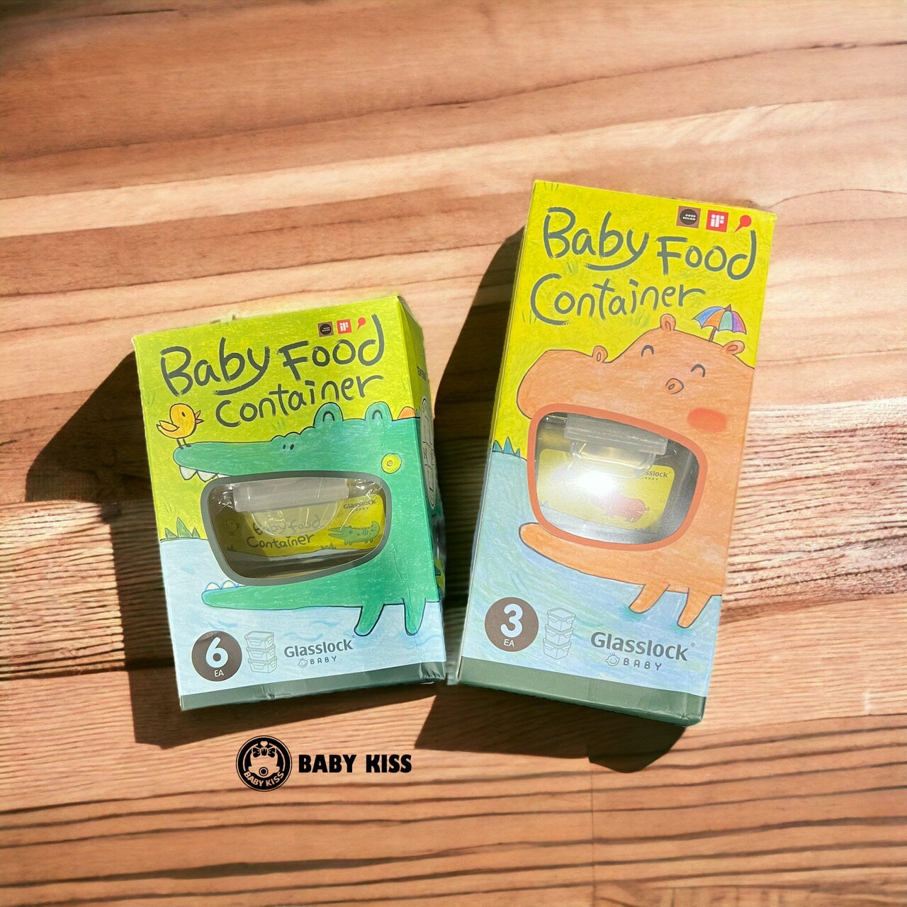 韓國Glasslock寶寶副食品強化玻璃保鮮盒3入組/分裝盒（送矽膠湯匙） 1