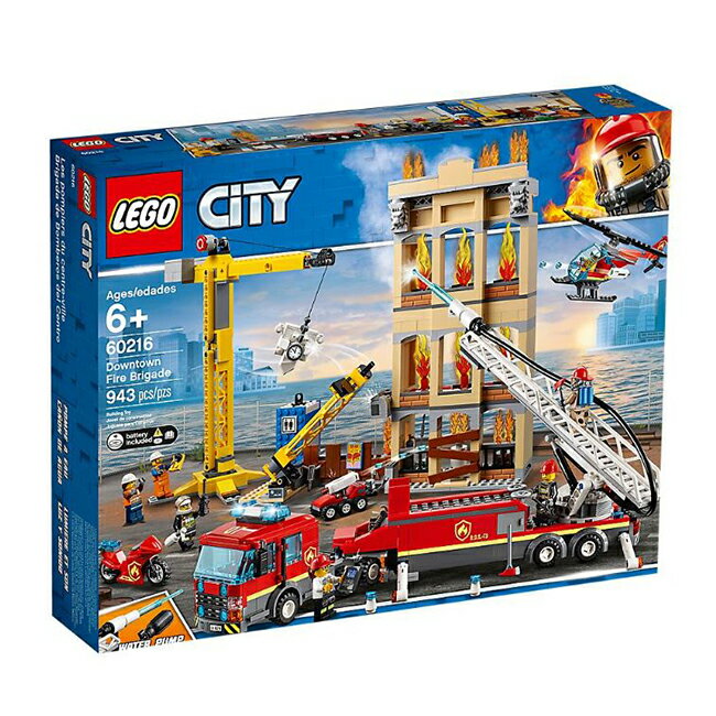 【LEGO 樂高積木】City城市系列-市區消防隊 LT-60216