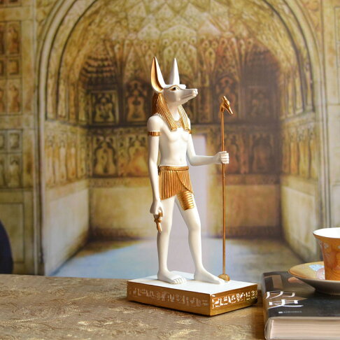 木乃伊禮品歸來埃及神像阿努比斯狗神擺件荷魯斯守護神旅游紀念品 3