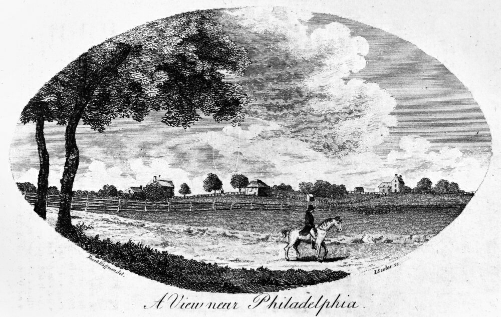 Posterazzi: Pennsylvania Farm 1795 NA View Near Philadelphia Wood ...
