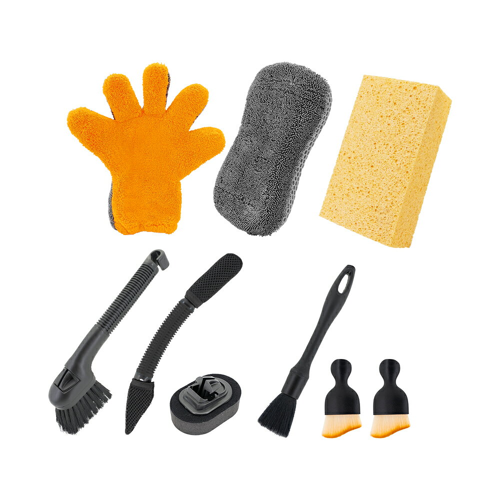 【安伯特】極淨洗車工具組合(超值9件組) 洗車用具/洗車用品/自助洗車 1
