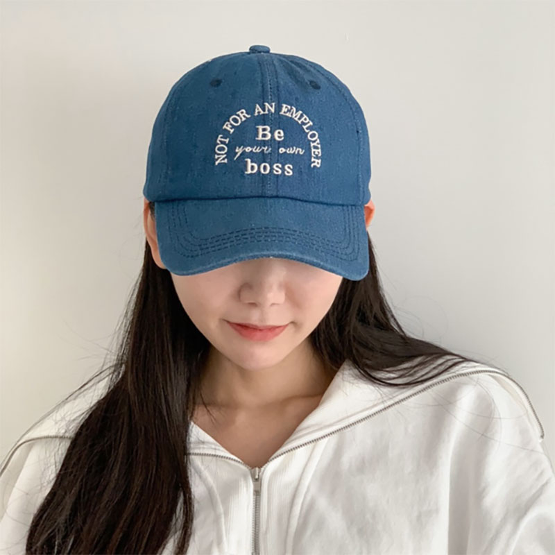ANNAS 韓國牛仔棒球帽 刺繡英文字母 鴨舌帽 帽子 單寧 5