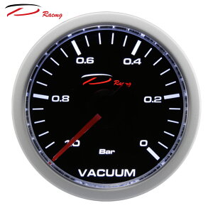 【D Racing三環錶/改裝錶】CSM入門款系列 單白光 52mm 電子式真空錶 錶頭無設定功能