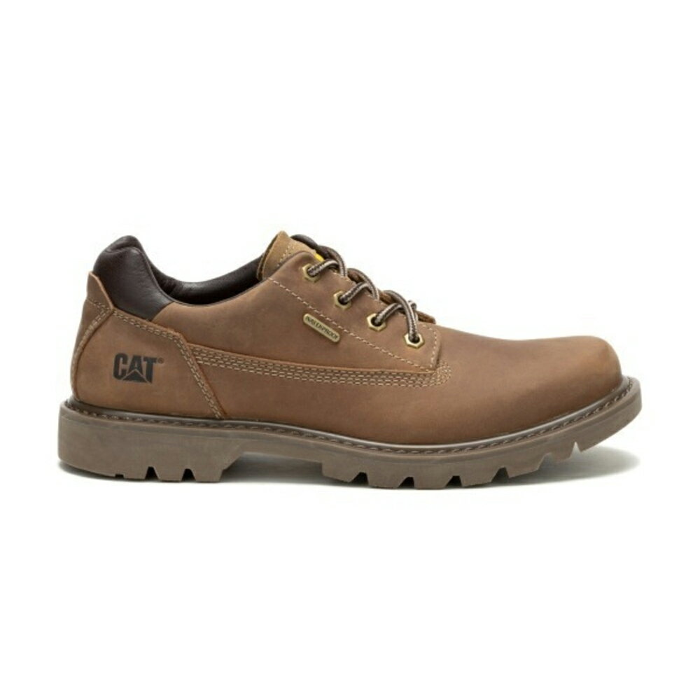 CAT Colorado Low 2.0 Wp 防水真皮休閒鞋舒適 女鞋－棕 1