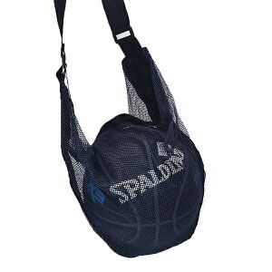 Spalding [SPB5321N62] 單顆裝 網袋 攜帶方便 附肩袋 不含籃球 斯柏丁 深藍