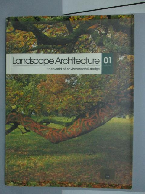 【書寶二手書T9／設計_QBM】Landscape Architecture01