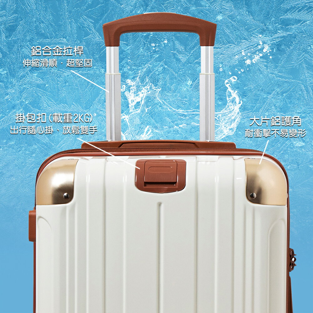 【MAX STEEL 鋼鐵麥斯】20吋登機箱、PC卡夢紋、防爆雙層拉鏈、隱藏式避震輪、耐摔耐刮、可加大、多色可選 6