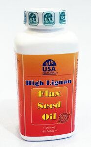 天然成 亞麻籽油錠 高Ligan (美國進口) 亞麻仁油