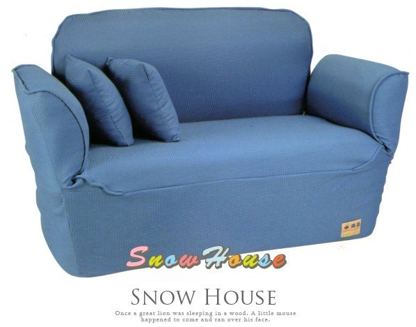 ╭☆雪之屋居家生活館☆╯@AA487-01 海水藍緹花彈簧貴妃椅(藍色)/造型沙發/雙人沙發/三人沙發/坐臥床/