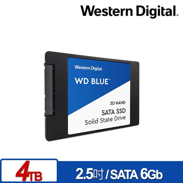 WD 藍標4TB 2.5吋SATA SSD 固態硬碟WDS400T2B0A | Lyre ishop直營店