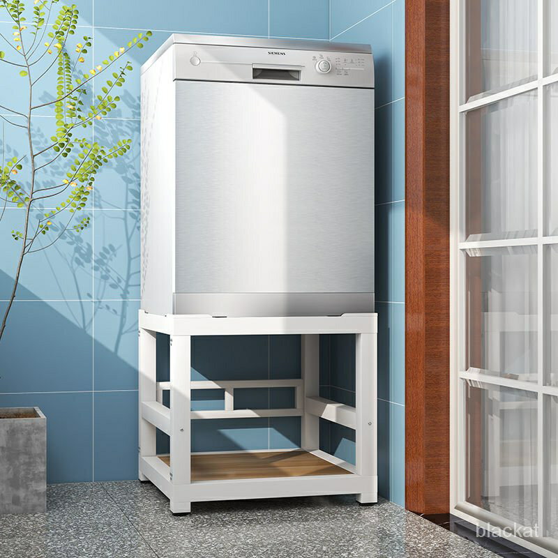 新款雙層洗衣機底座 固定增高置物架 烘乾機洗碗機墊高架 脫節冰箱支架 調節支架 N0jO