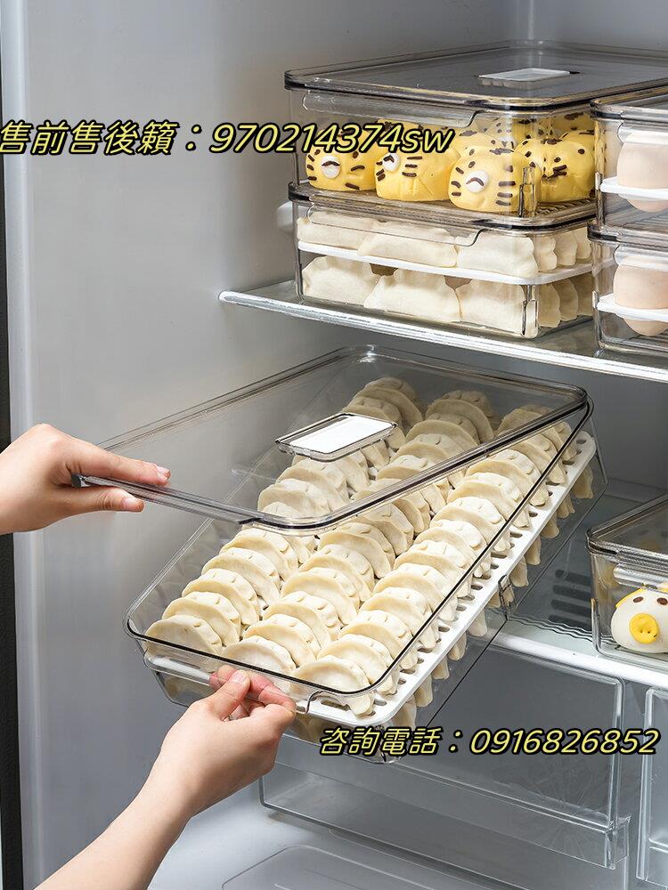 餃子盒專用速凍水餃盒冰箱冷凍餛飩收納盒水果蔬菜保鮮盒多層托盤