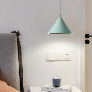 北歐臥室床頭吊燈現代簡約馬卡龍燈具單頭個性創意長線網紅小吊燈 夢露日記