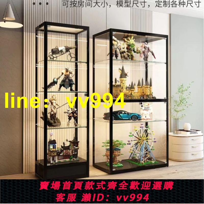 【 臺灣保固✅】手辦樂高展示櫃多層擺件樂高積木玻璃展櫃透明高達家用模型成品櫃