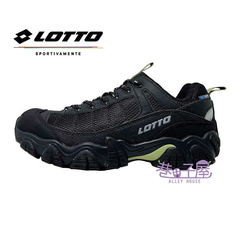 LOTTO樂得 男鞋 STEGO 防水 登山鞋 踏青鞋 戶外運動鞋 [LT2AMO6750] 黑【巷子屋】