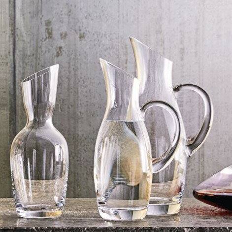 InAlto 義大利手工水晶附把水瓶 三款尺寸 水瓶 金益合玻璃器皿