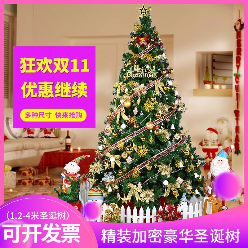 【最低價 公司貨】聖誕樹家用1.5米套餐2.1聖誕節裝飾品發光diy大型韓式加密1.8套裝