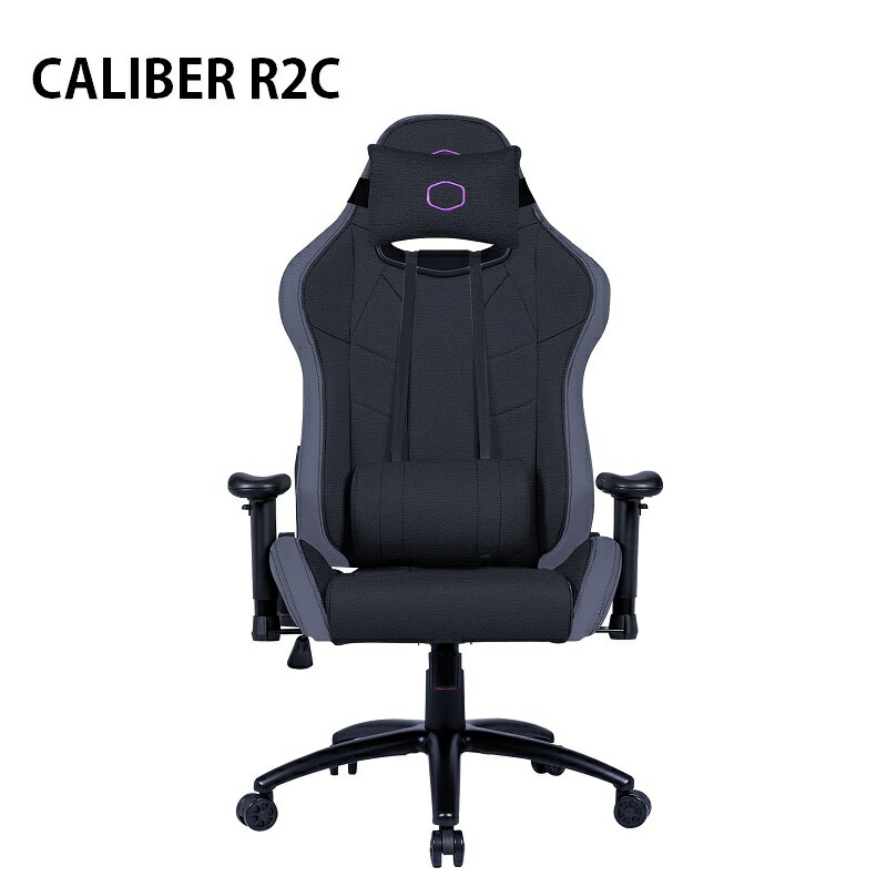 【送杯架】【最高現折268】Cooler Master 酷碼 CALIBER R2C 涼感設計電競椅 黑色/CMI-GCR2C-BK